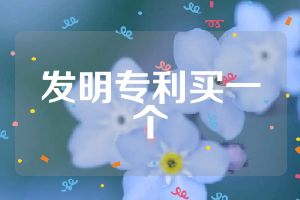 发明专利买一个