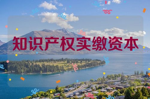 知识产权实缴资本