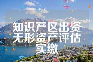 知识产区出资无形资产评估实缴