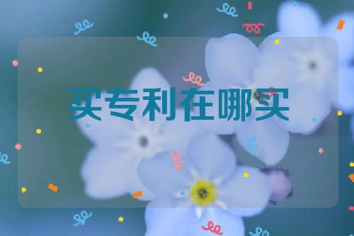 买专利在哪买  第1张