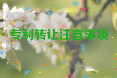 专利转让的三种形式及其注意事项  第1张