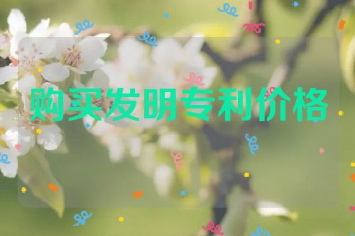 购买一个发明专利大概多少钱  第1张