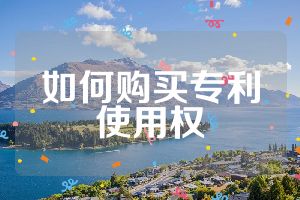 如何购买专利使用权