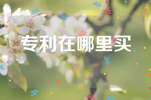 专利在哪里买
