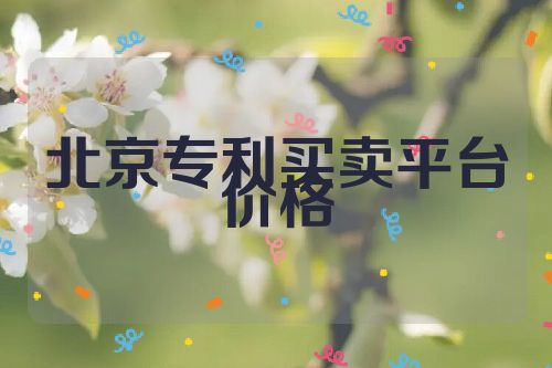 北京专利买卖平台价格