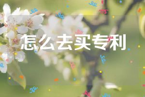 怎么去买专利