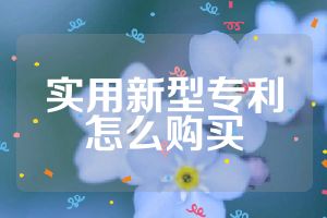 实用新型专利怎么购买